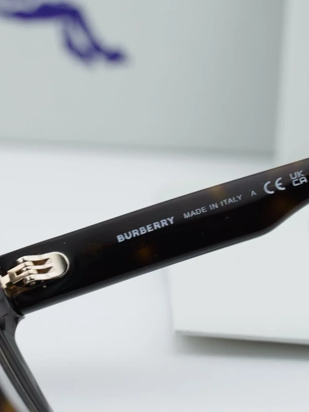 Burberry BE2443 3002 Square Eyeglasses - Havana 53mm - Picture 9 of 10